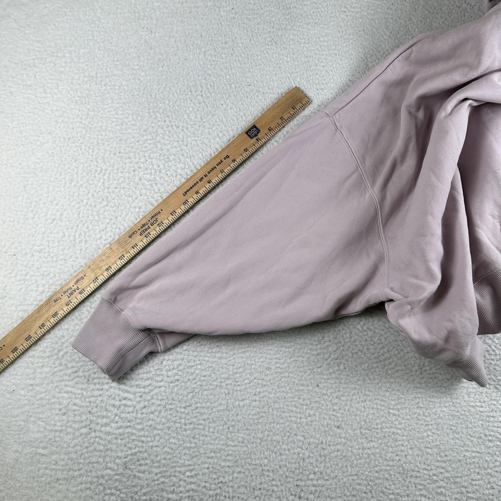Nike Hoodie Womens XL Purple‎ Phoenix Fleece Cropped Boxy Pullover Sweatshirt - Picture 13 of 14